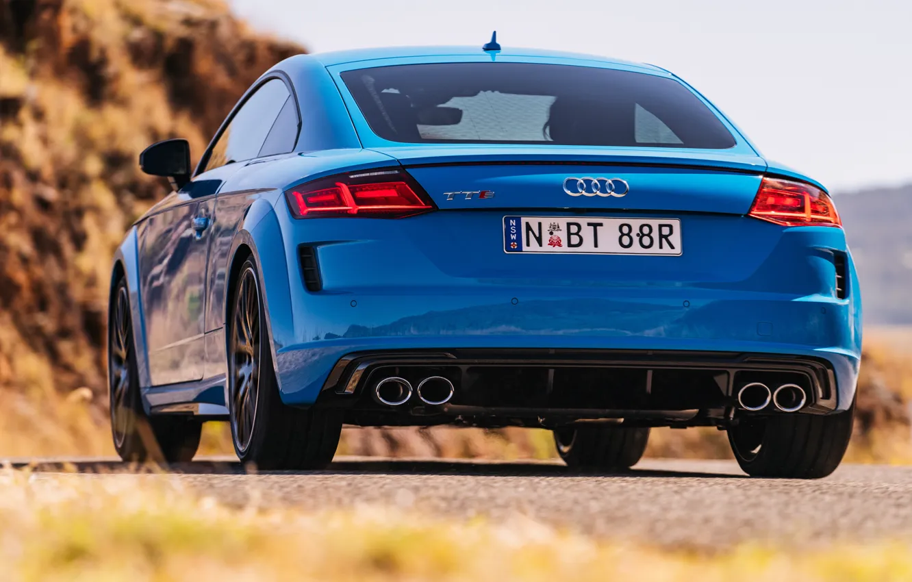 Фото обои rear view, TT, Audi, Audi TTS Coupe