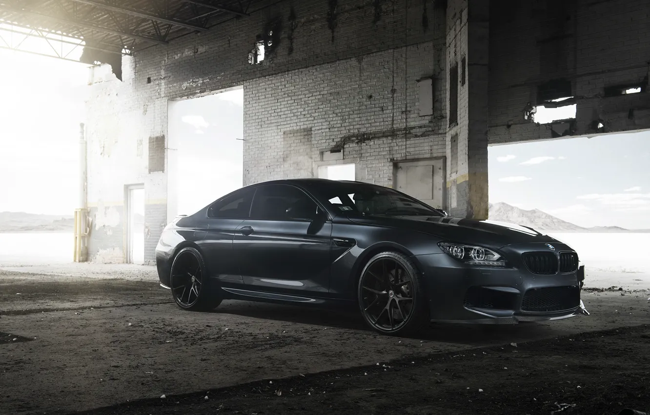 Фото обои черный, тюнинг, бмв, BMW, black, Coupe, tuning, F13