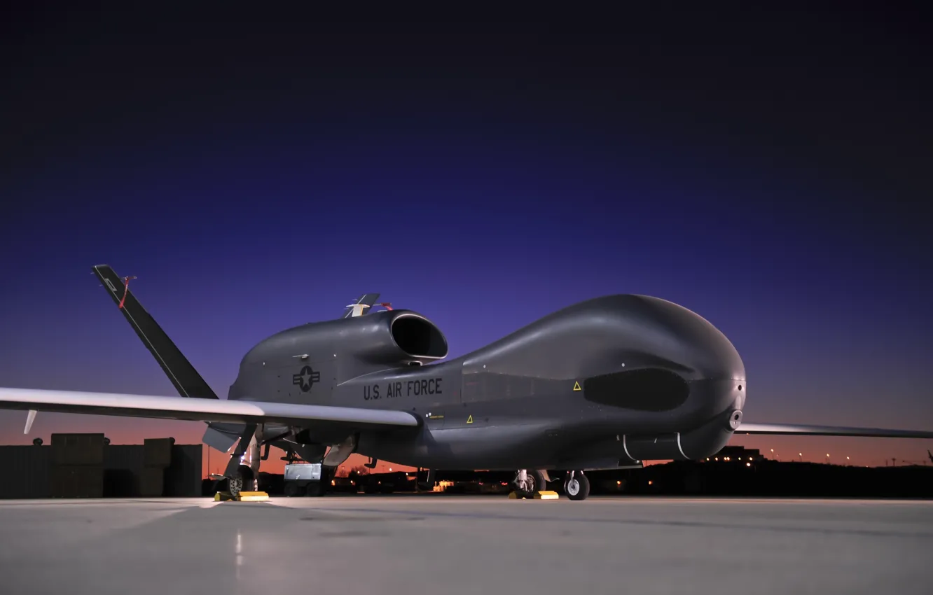 Фото обои sky, aircraft, sunset, airplane, modern warfare, U.S. Air Force, technology, Northrop Grumman