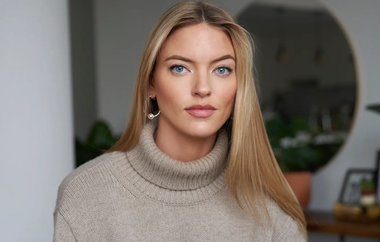 Фото обои взгляд, модель, волосы, макияж, прическа, model, hair, look
