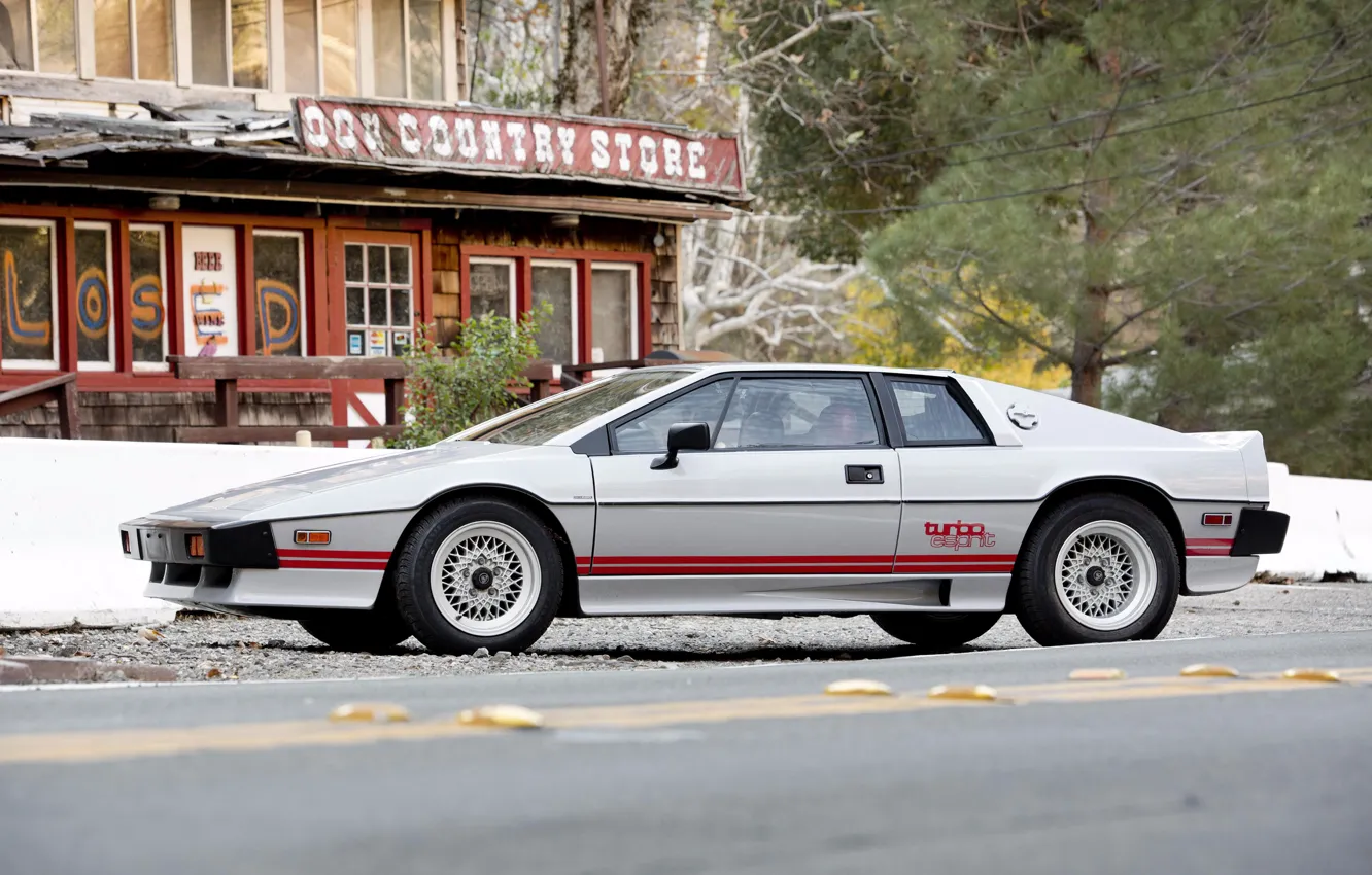 Фото обои Lotus, Esprit, side view, Lotus Esprit Turbo