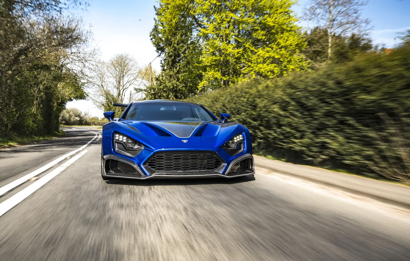 Фото обои Zenvo, blue, Zenvo TSR-S