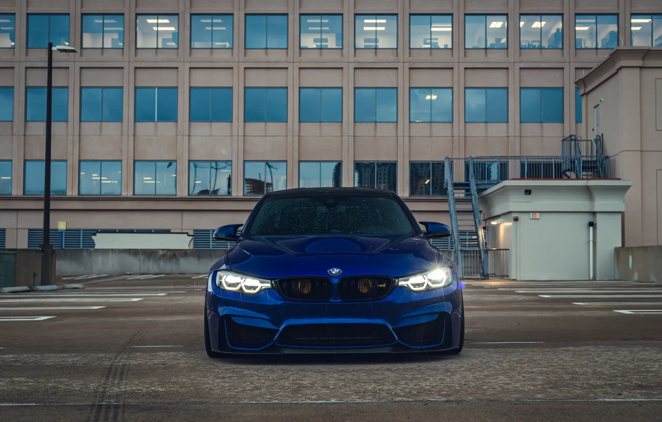 Фото обои BMW, Front, Face, F80, Sight, LED lights