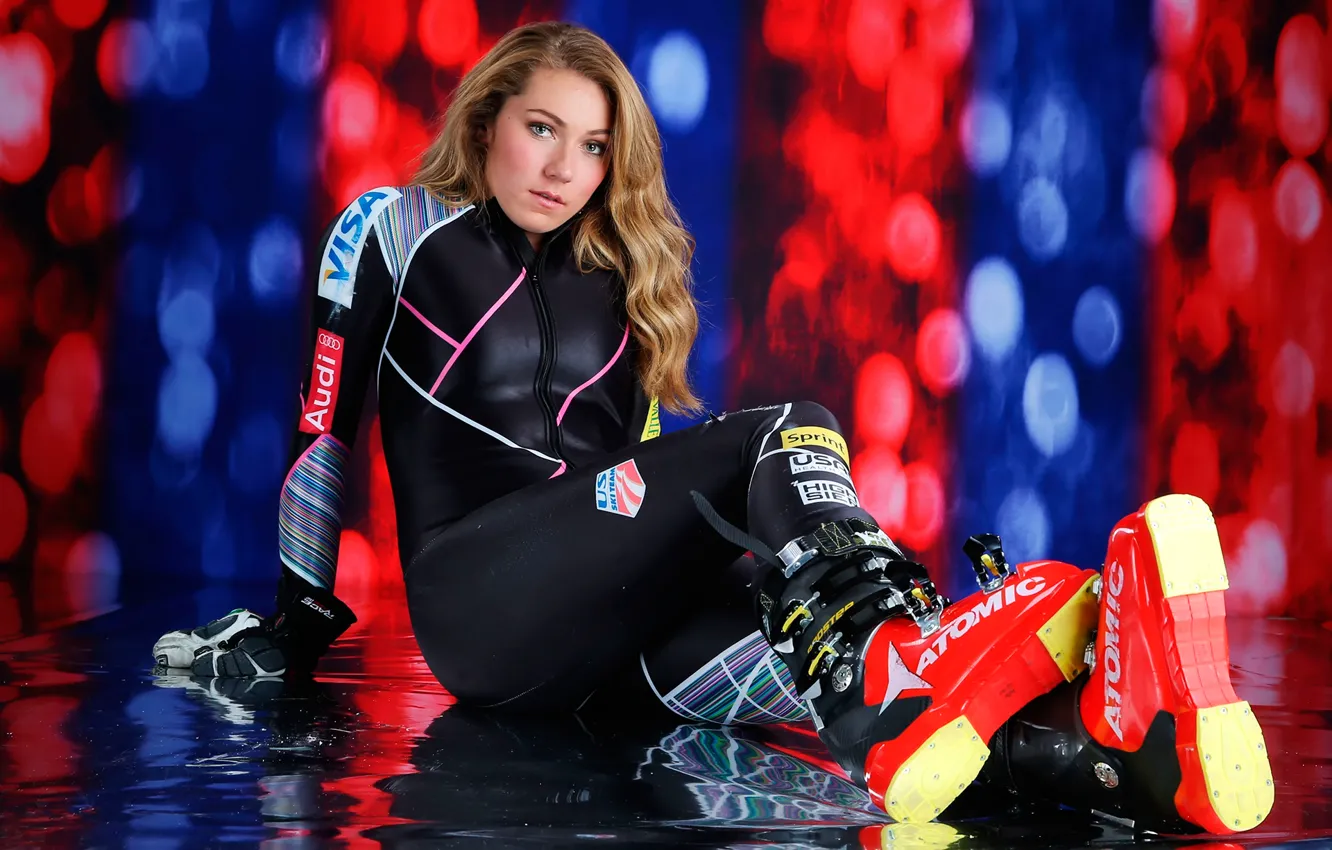 Фото обои американская горнолыжница, Lindsey Vonn, Линдси Вонн