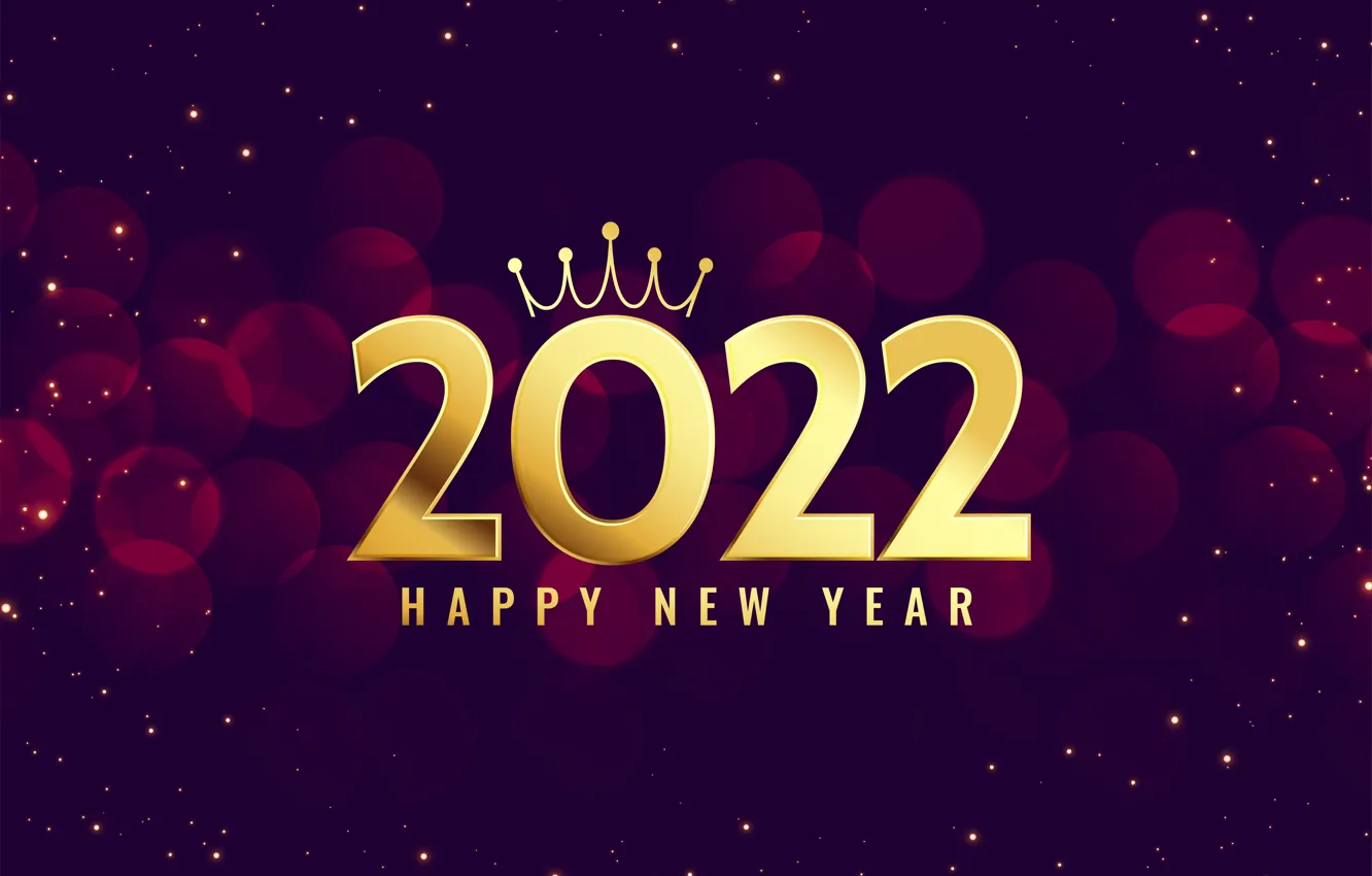 Фото обои фон, золото, цифры, Новый год, golden, new year, happy, purple