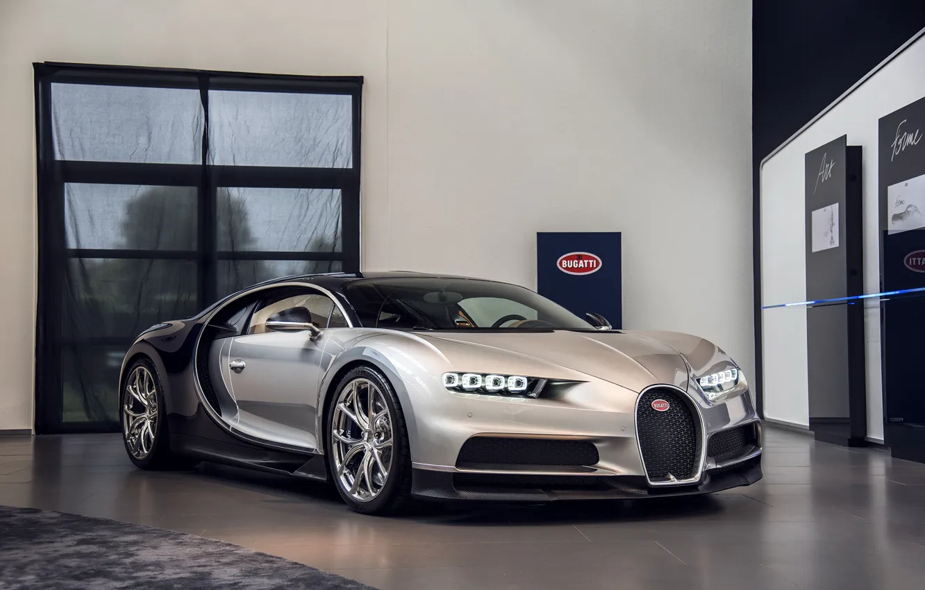 Фото обои Bugatti, Room, 2016, Chiron