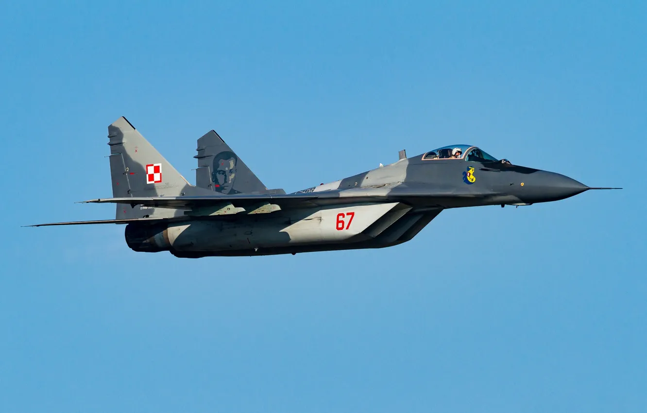 Фото обои ВВС Польши, многофункциональный истребитель, МиГ-29М