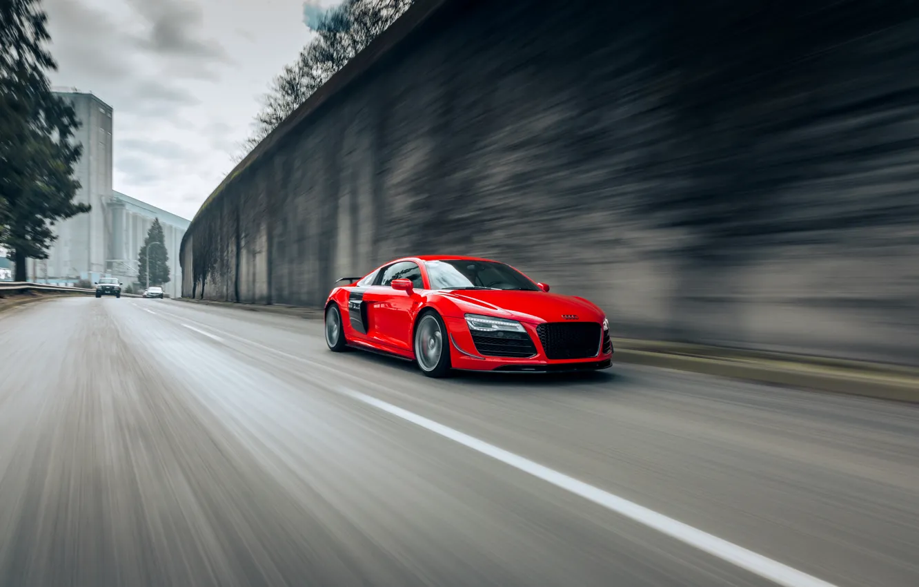 Audi r8 on the Street