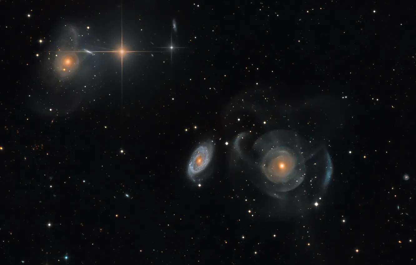 Фото обои звезды, stars, галактики, galaxies, constellation Pisces, созвездие Рыбы, Martin Pugh, NGC 474