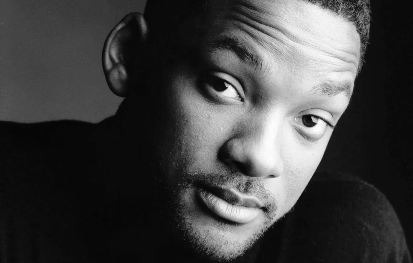 Фото обои знаменитости, черно-белый, актер, Will Smith, уилл смит