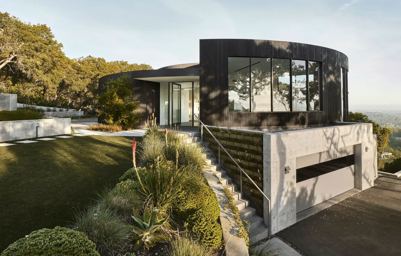 Фото обои дизайн, стиль, вилла, архитектура, villa, реконструкция, by Feldman Architecture, Unique 1960s House in California