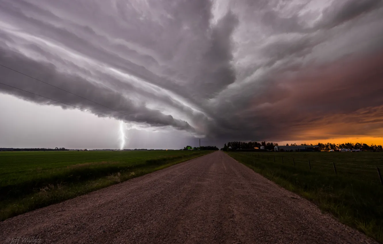 Фото обои тучи, пасмурно, Jeff Wallace
