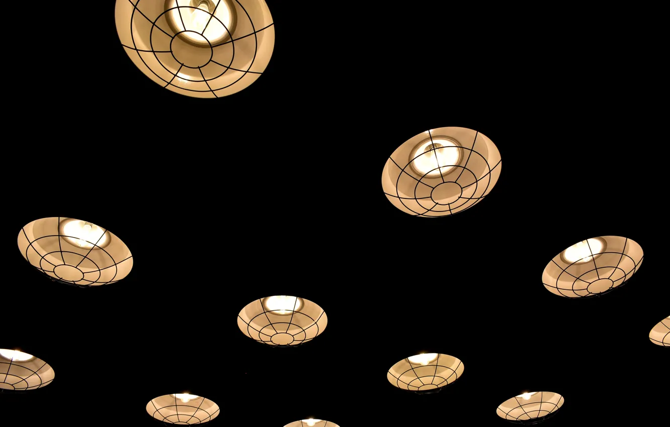 Фото обои свет, лампа, тень