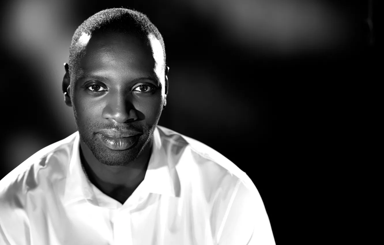 Фото обои французский киноактёр, Omar Sy, лауреат премии Сезар, Омар Си