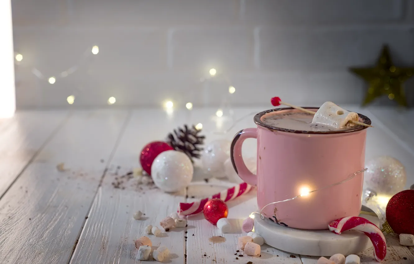 Фото обои украшения, Новый Год, Рождество, кружка, Christmas, cup, New Year, decoration