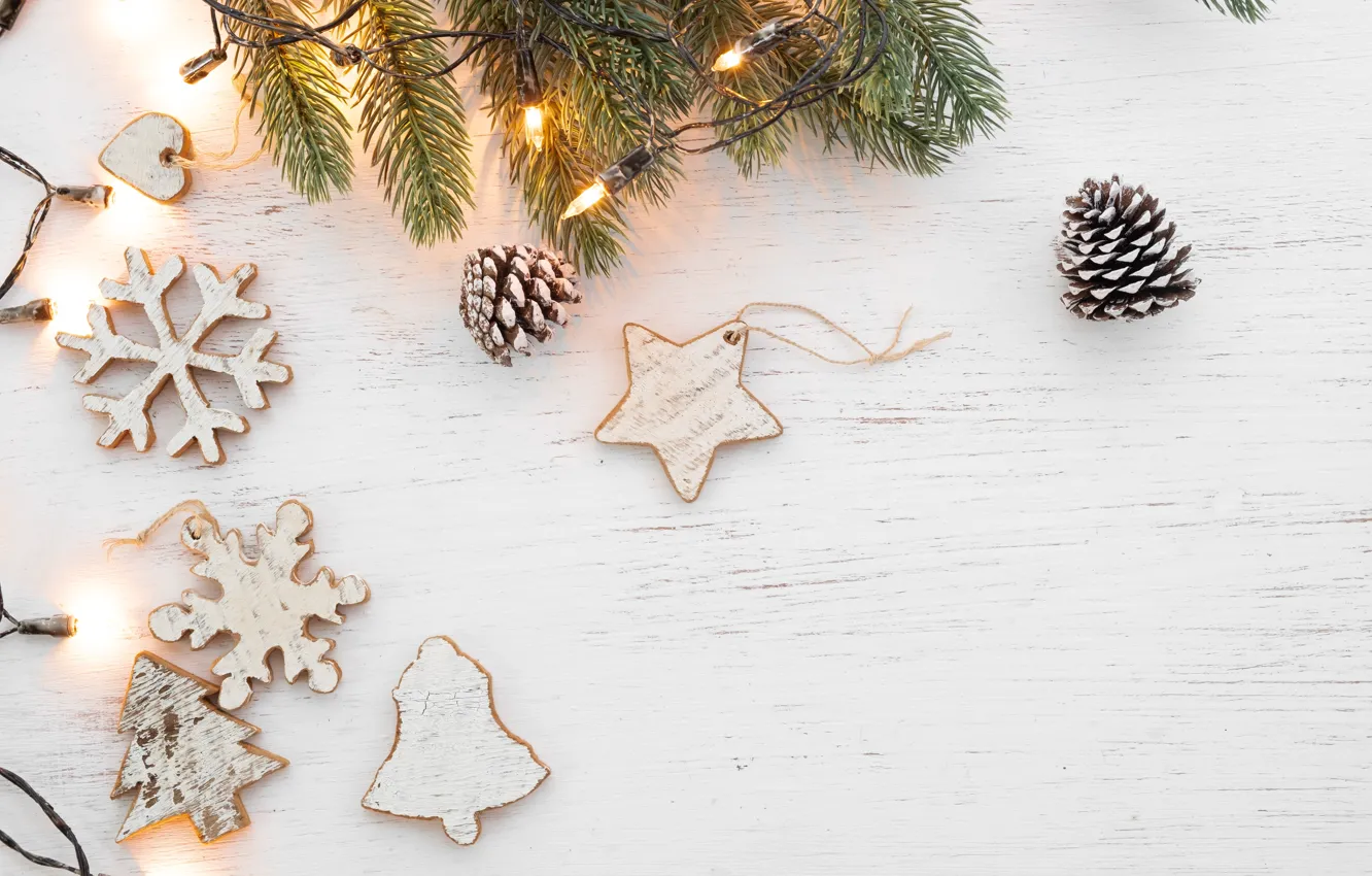 Фото обои Новый Год, Рождество, Christmas, wood, New Year, decoration, Happy, Merry