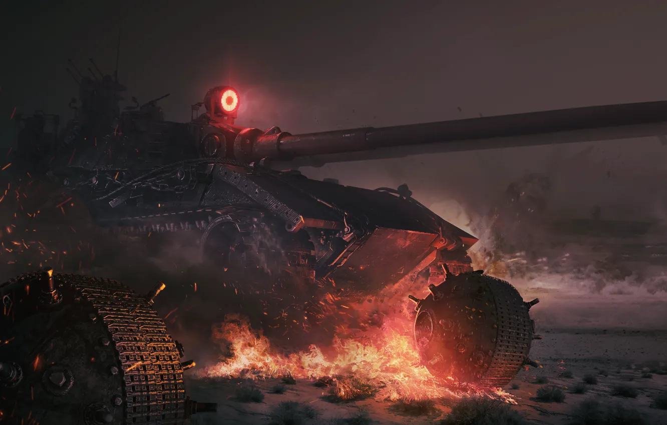 Фото обои World of Tanks, Мирный, игровое событие, Неуязвимый и Ёрши