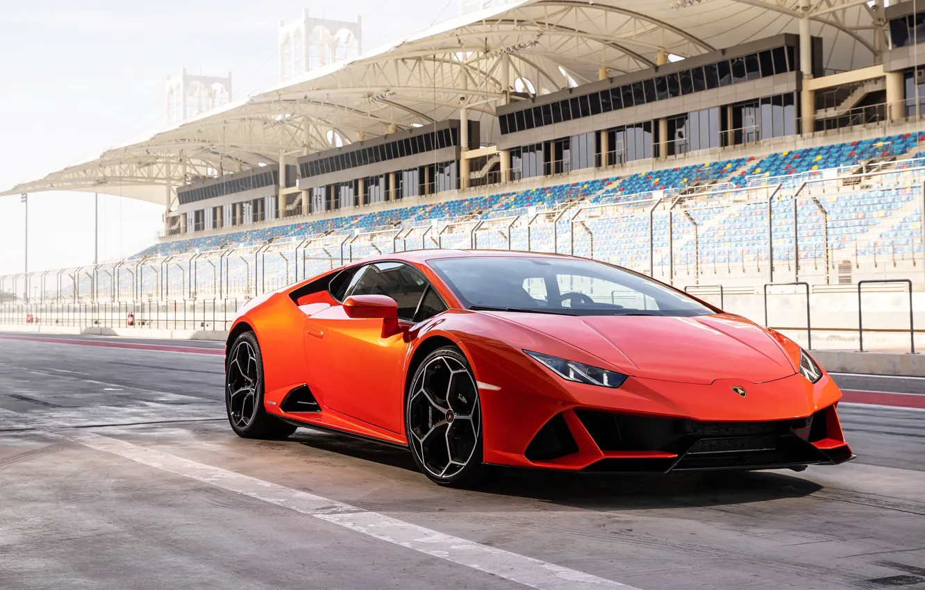 Фото обои Lamborghini, суперкар, Evo, Huracan, 2019, Lamborghini Huracan Evo