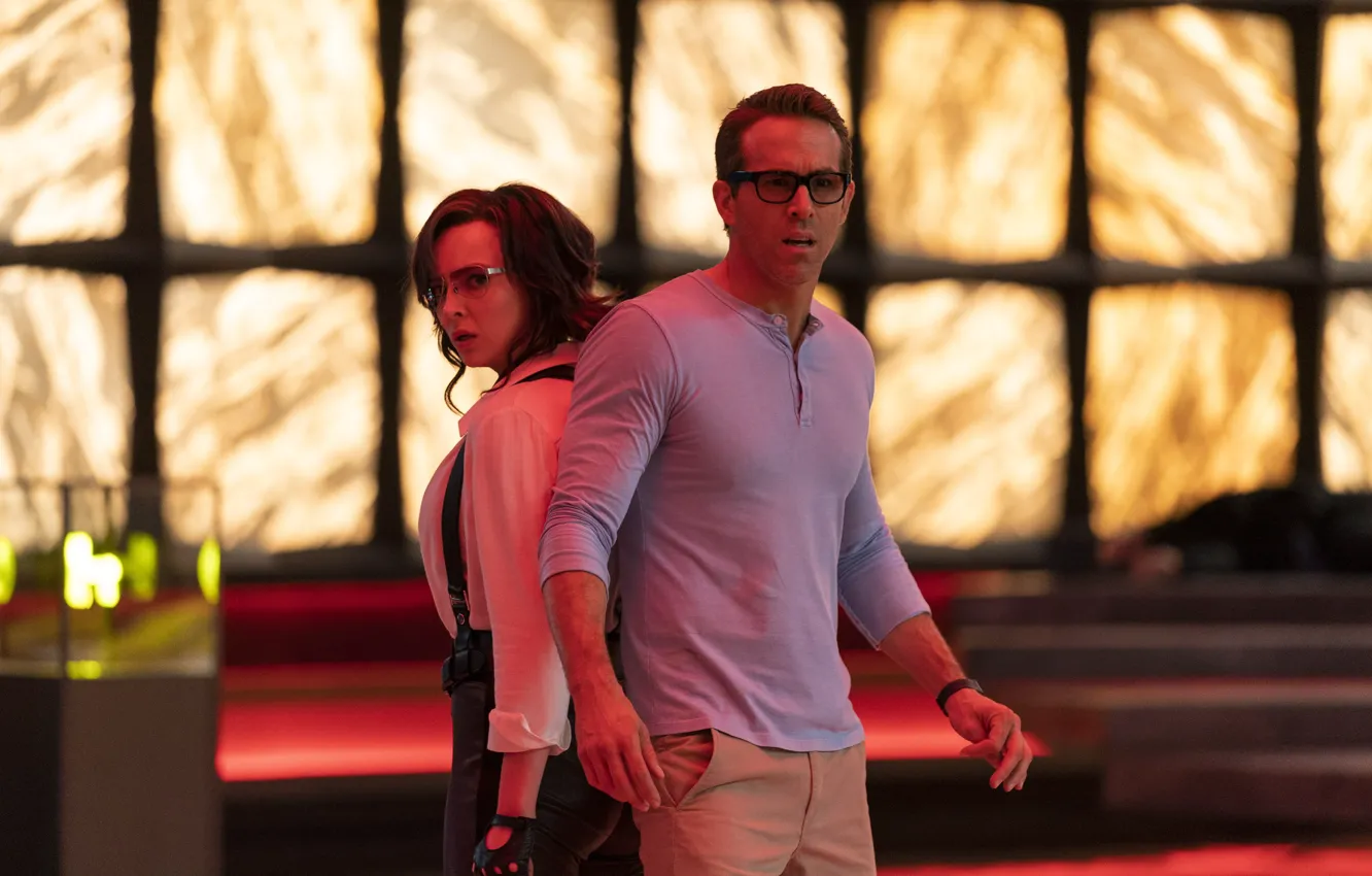 Фото обои Ryan Reynolds, Free Guy, Jodie Comer, 20th Century Studios