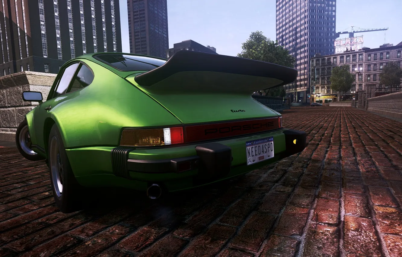 Фото обои город, классика, need for speed most wanted 2, Porsche turbo