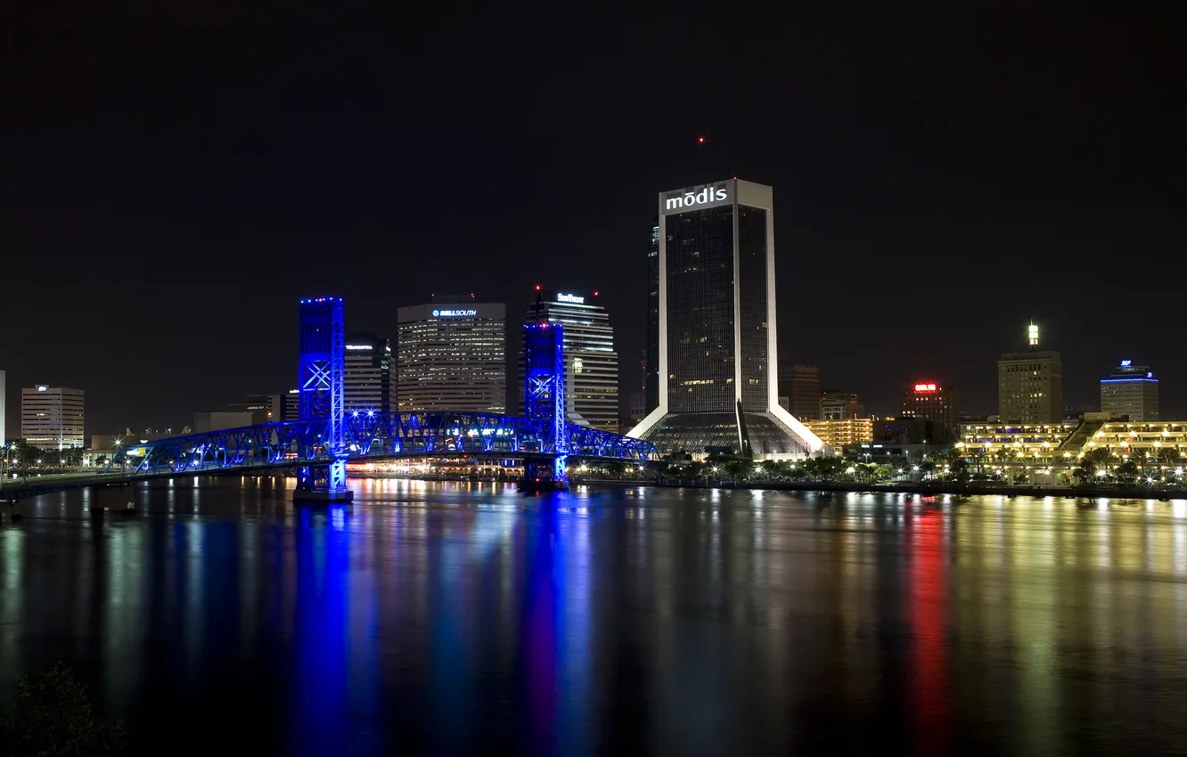 Фото обои city, город, USA, Florida, Jacksonville