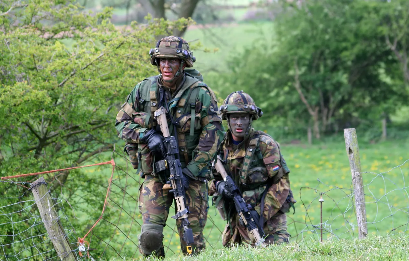 Фото обои армия, солдаты, NATO, landmacht