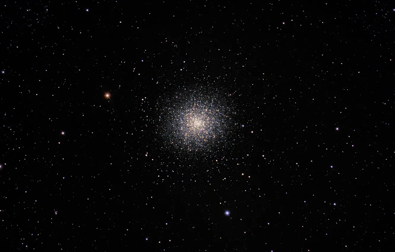 Фото обои шаровое скопление, в созвездии, M 13, расположено, Геркулеса