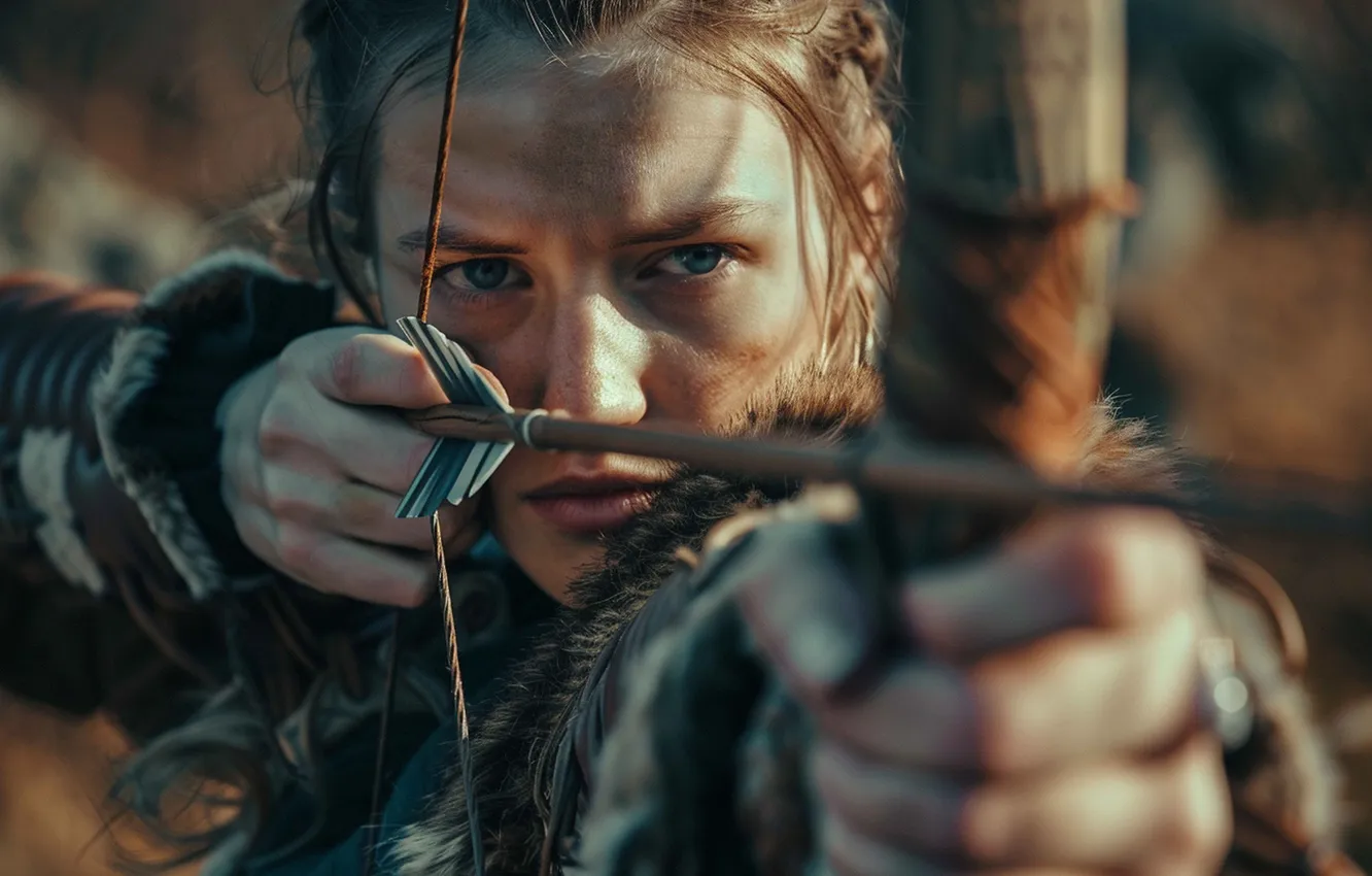 Фото обои viking, female, portrait, scandinavian