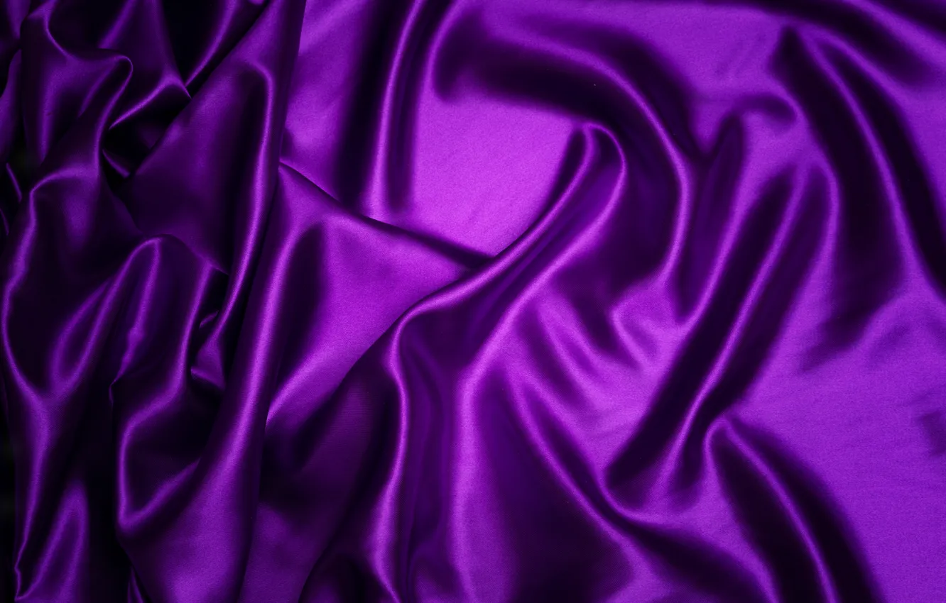 Фото обои фиолетовый, фон, шелк, ткань, пурпур, складки, texture, silk