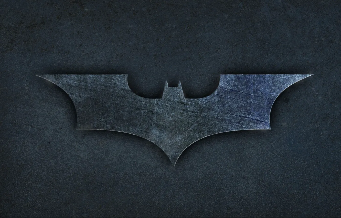 Фото обои фильм, бэтмен, силуэт, эмблема, объем, Batman