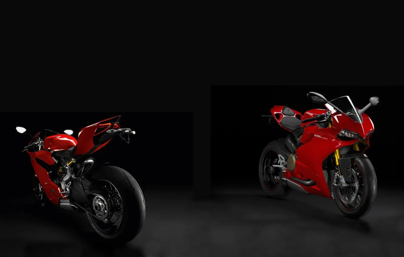Фото обои Ducati, double, panigale 1199
