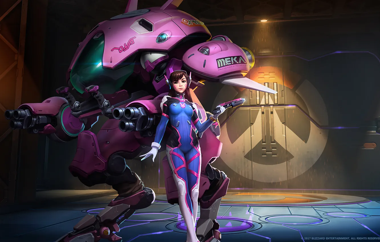 Фото обои fanart, overwatch, dva