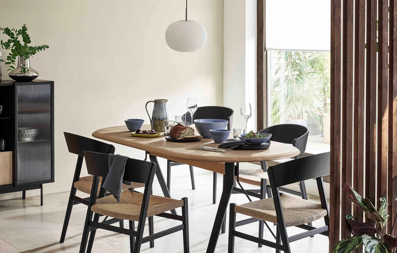 Фото обои стиль, комната, интерьер, столовая