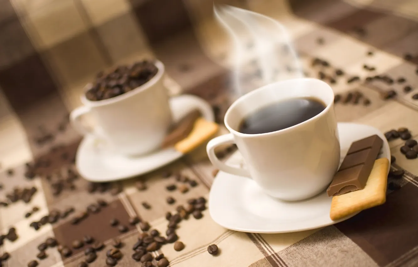 Фото обои кофе, шоколад, завтрак, горячее