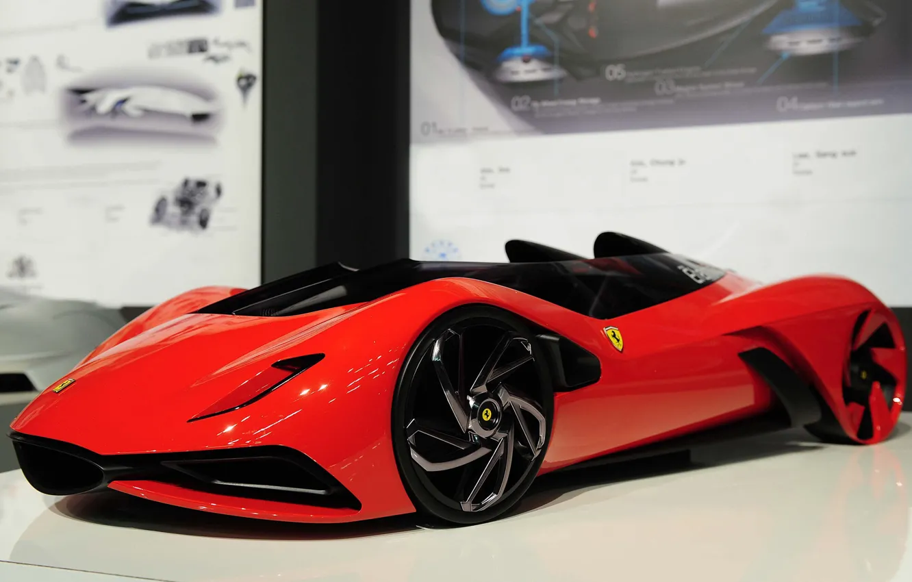 Фото обои модель, феррари, Eternita, Ferrari World Design Contest