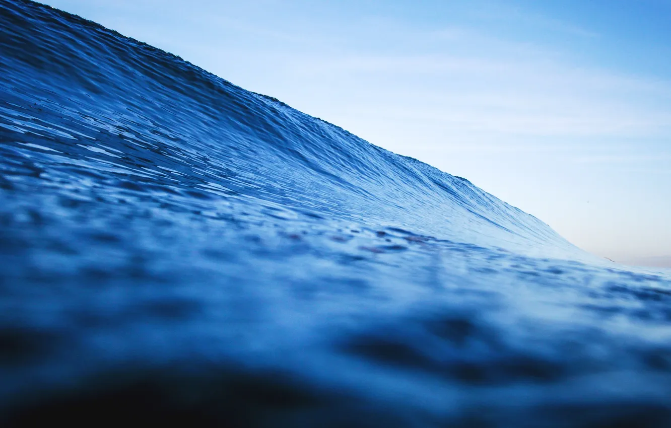 Фото обои вода, океан, голубой, волна, sea, ocean, blue, water