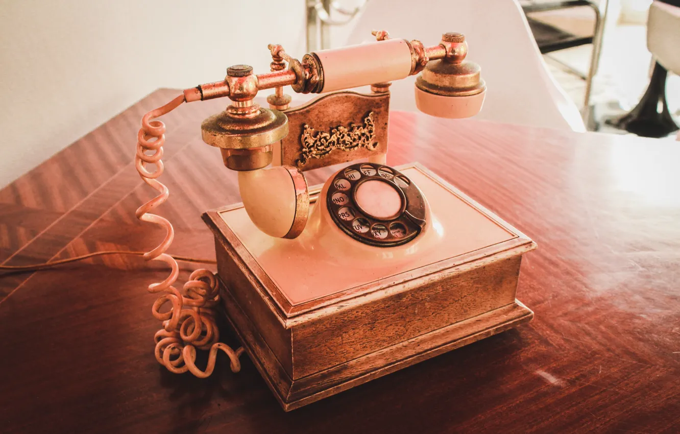Фото обои Old, Vintage, Telephone, Nostalgie, Old Telephone, Louis Hansel