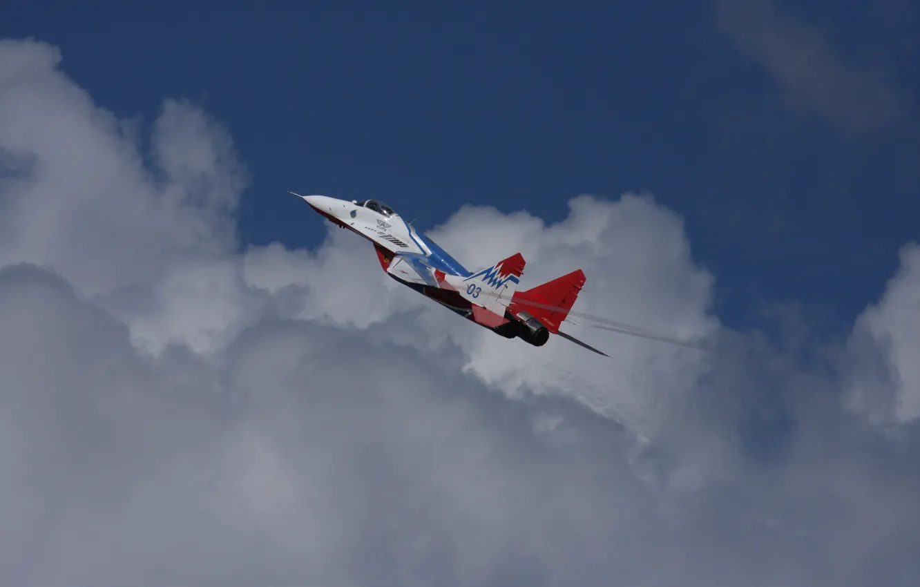 Фото обои MiG-29, Стрижи России, МиГ-29
