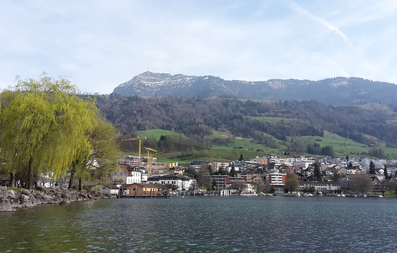 Фото обои Switzerland, Kussnacht-am-Rigi, mount Rigi