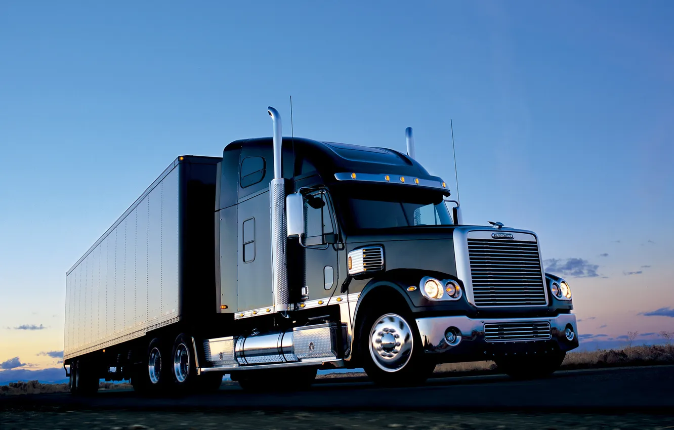 Фото обои грузовик, автомобили, freightliner, trucks, coronado