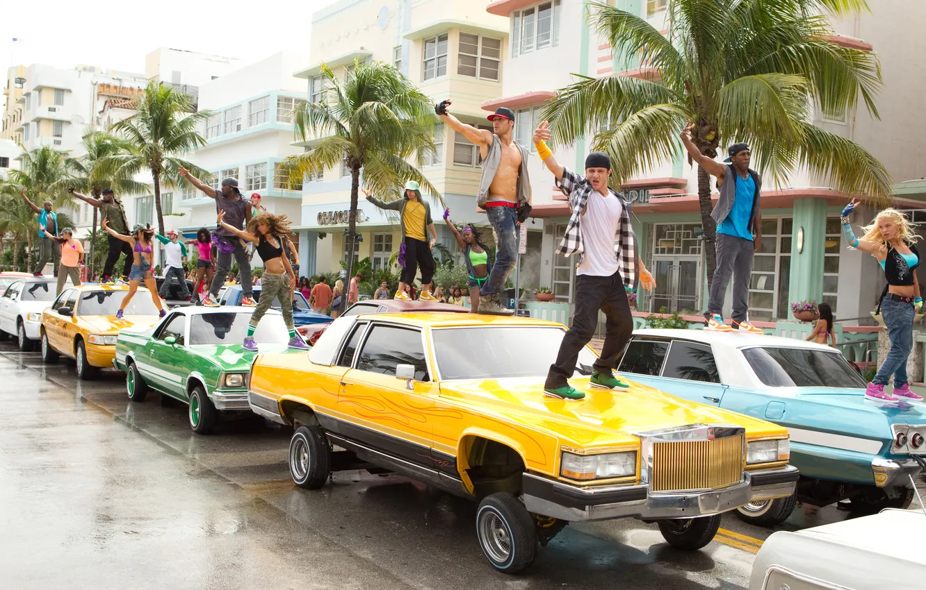 Фото обои машины, улица, Шаг вперед-4, Ryan Guzman, Step Up Revolution