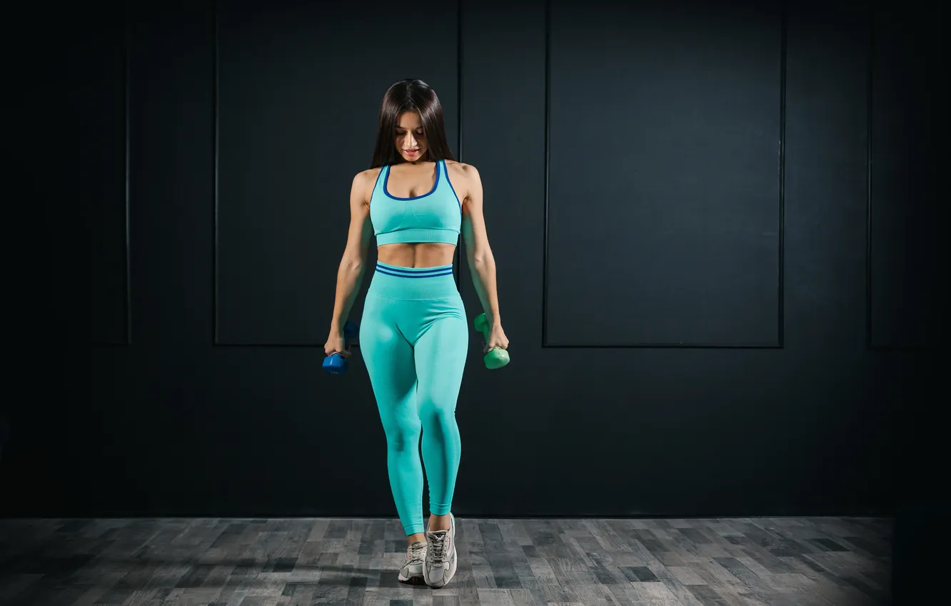 Фото обои gym, leggings, buttock, woman fitness, activewear, woman exercises, woman streching, woman workout