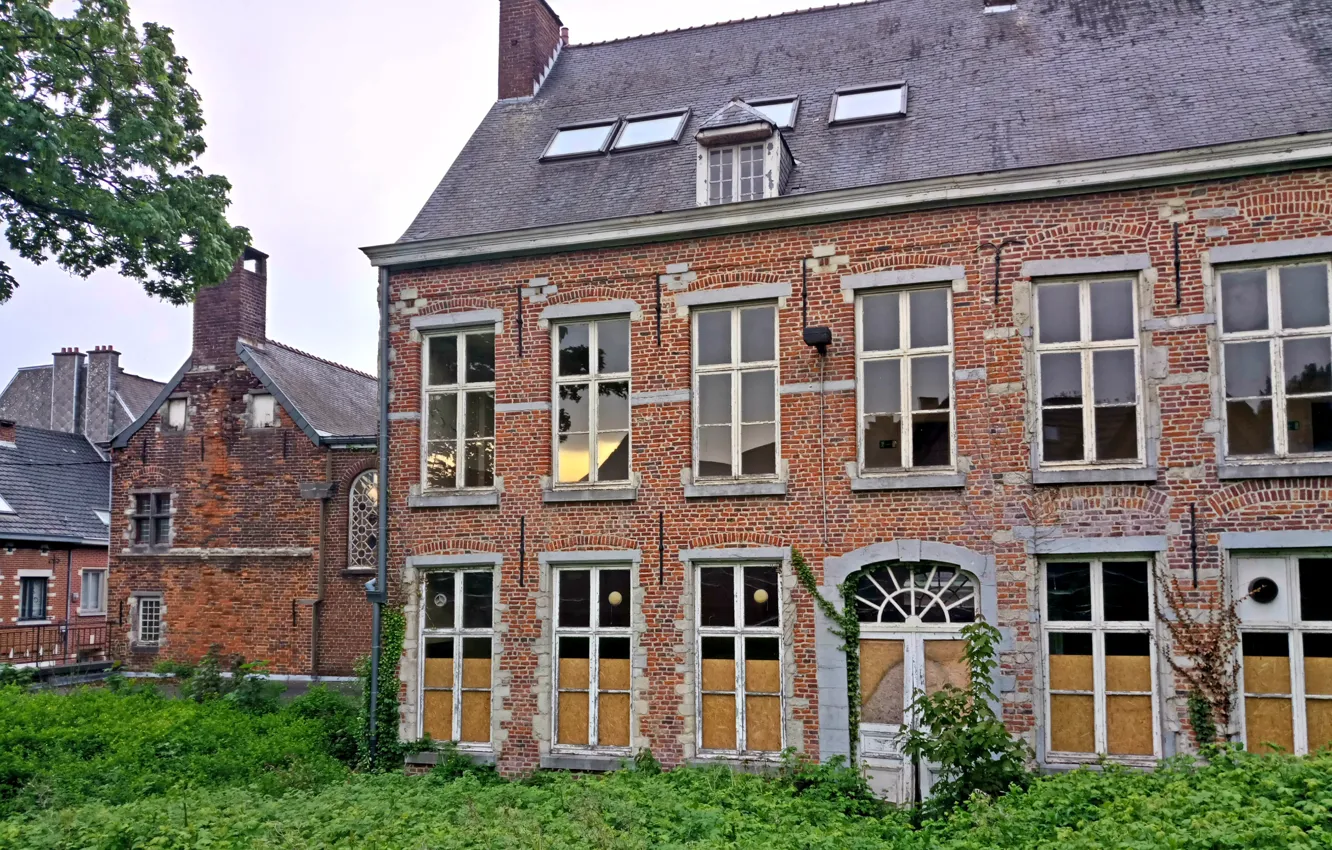 Фото обои City, House, Nature, Beautiful, Landscape, view, Old, Belgium