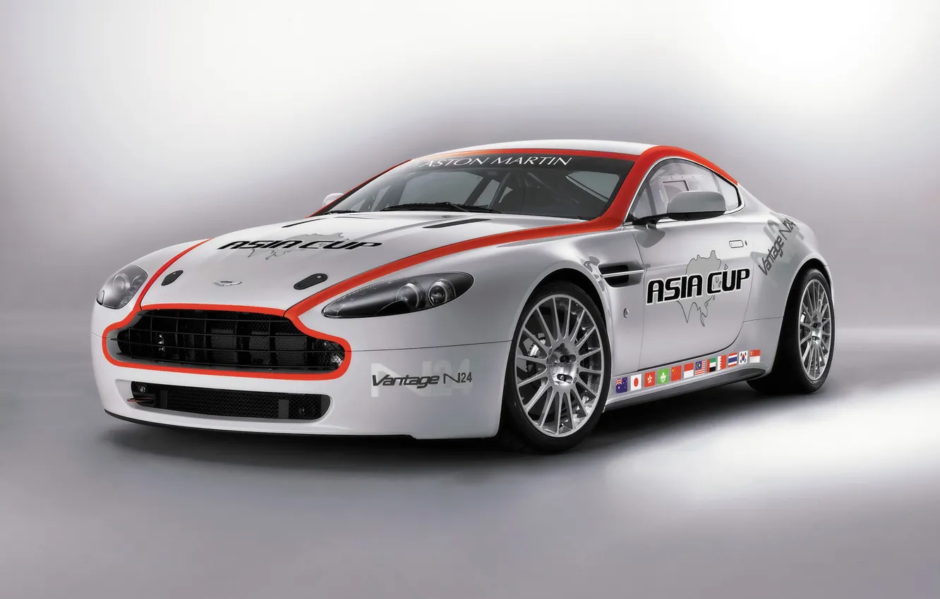 Фото обои Aston Martin, спорт, Vantage, Asia_Cup