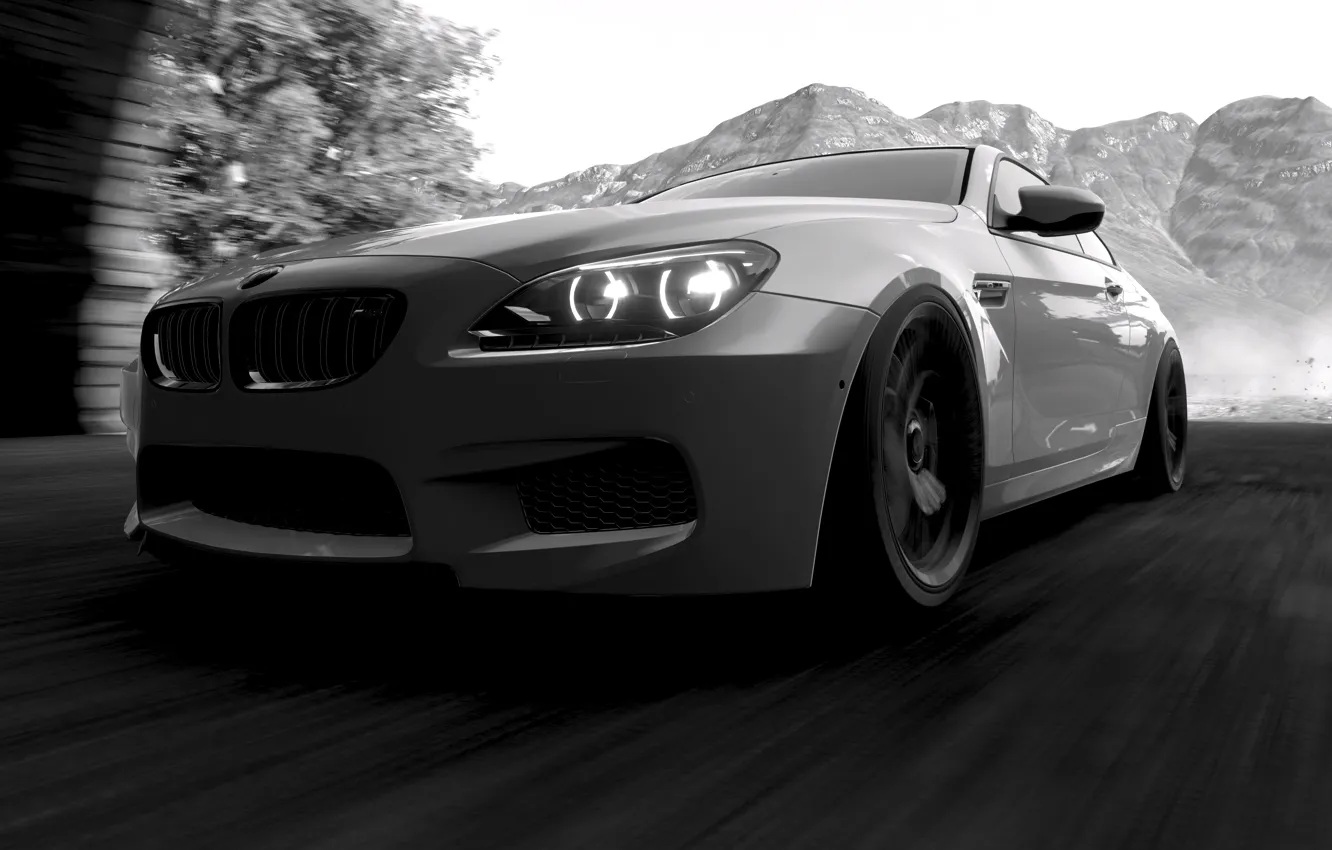 Фото обои HDR, BMW, Speed, Coupe, Game, BMW M6 Coupe, FM7, UHD
