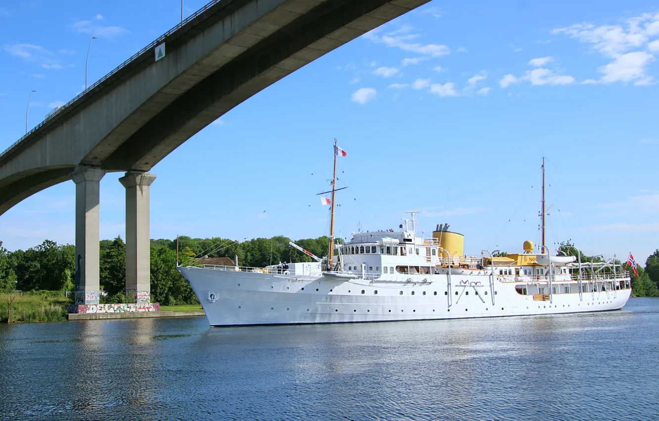 Фото обои яхта, Норвегия, Королевский Флот, KS Norge