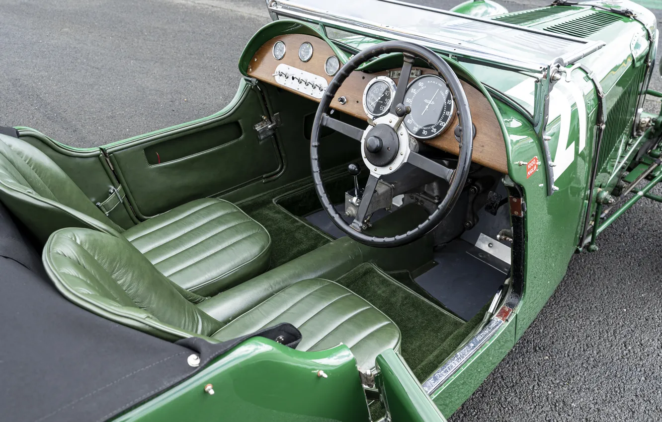 Фото обои Aston Martin, Le Mans, 1932, ретро автомобили, retro cars, гоночные автомобили, racing cars, Aston Martin …