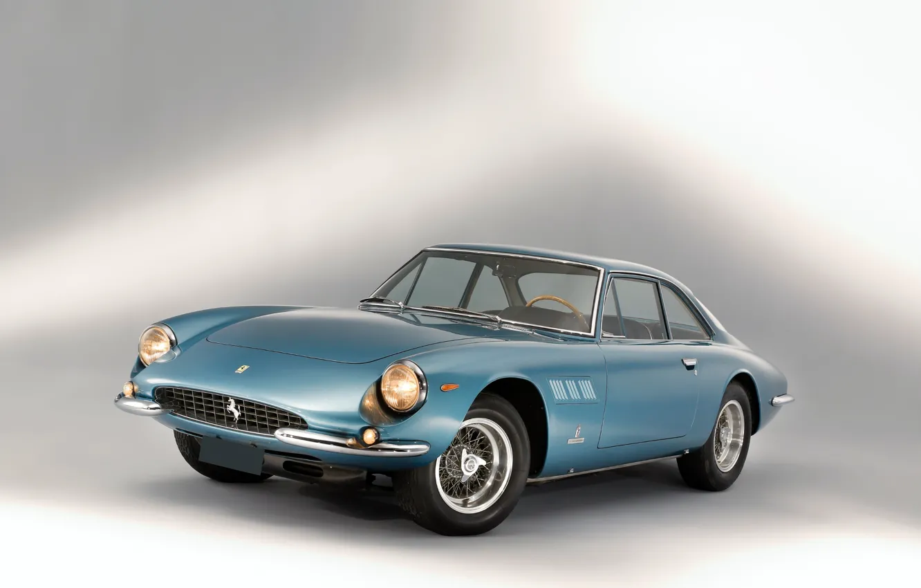 Фото обои фон, Феррари, Ferrari, классика, 500, передок, 1964, Superfast