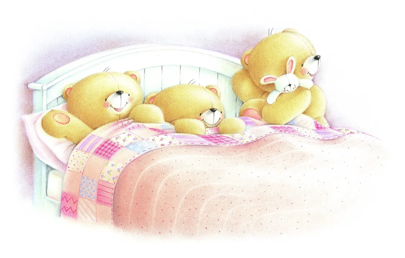 Фото обои настроение, сон, арт, мишка, детская, кроватка, Forever Friends Deckchair bear
