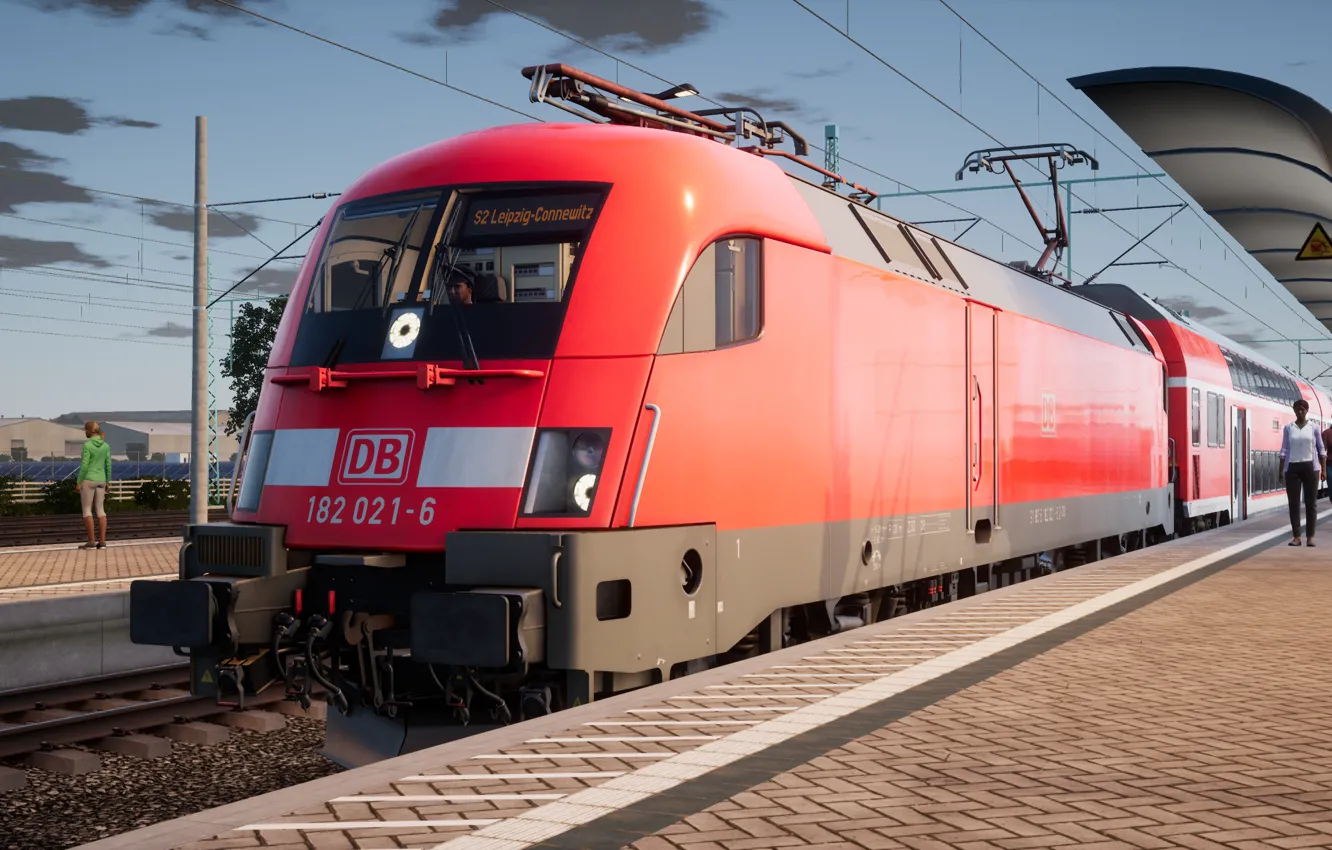 Фото обои Локомотив, Поезд, Электричка, Железная дорога, Germany, Train, Deutschland, Railway